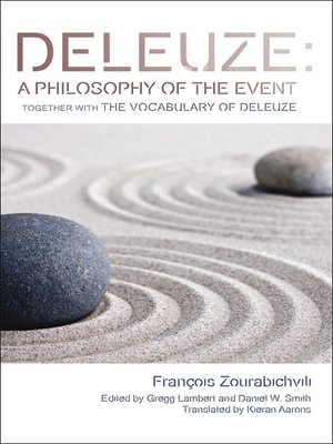 cover image of Deleuze: A Philosophy of the Event